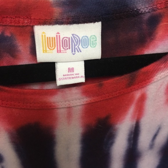 Red, White & Blue Patriotic Maria LLR Med Tie-Dye - Picture 2 of 4